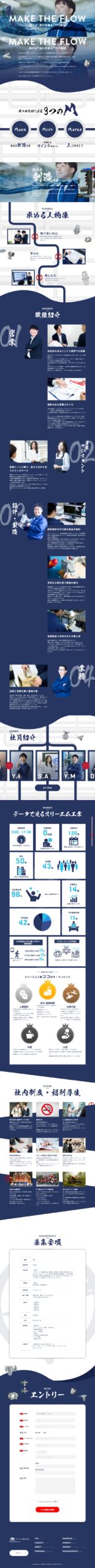 スリーエム工業株式会社様　採用サイト